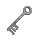 Polished Brass Key