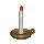 Tallow-marked Candle