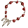 String of Obsidian Gem Beads