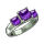 Amethyst-Studded Ring