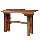 Sturdy Stone Carved Table
