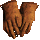 Padded Tigerskin Gloves