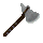 Silvery War Axe